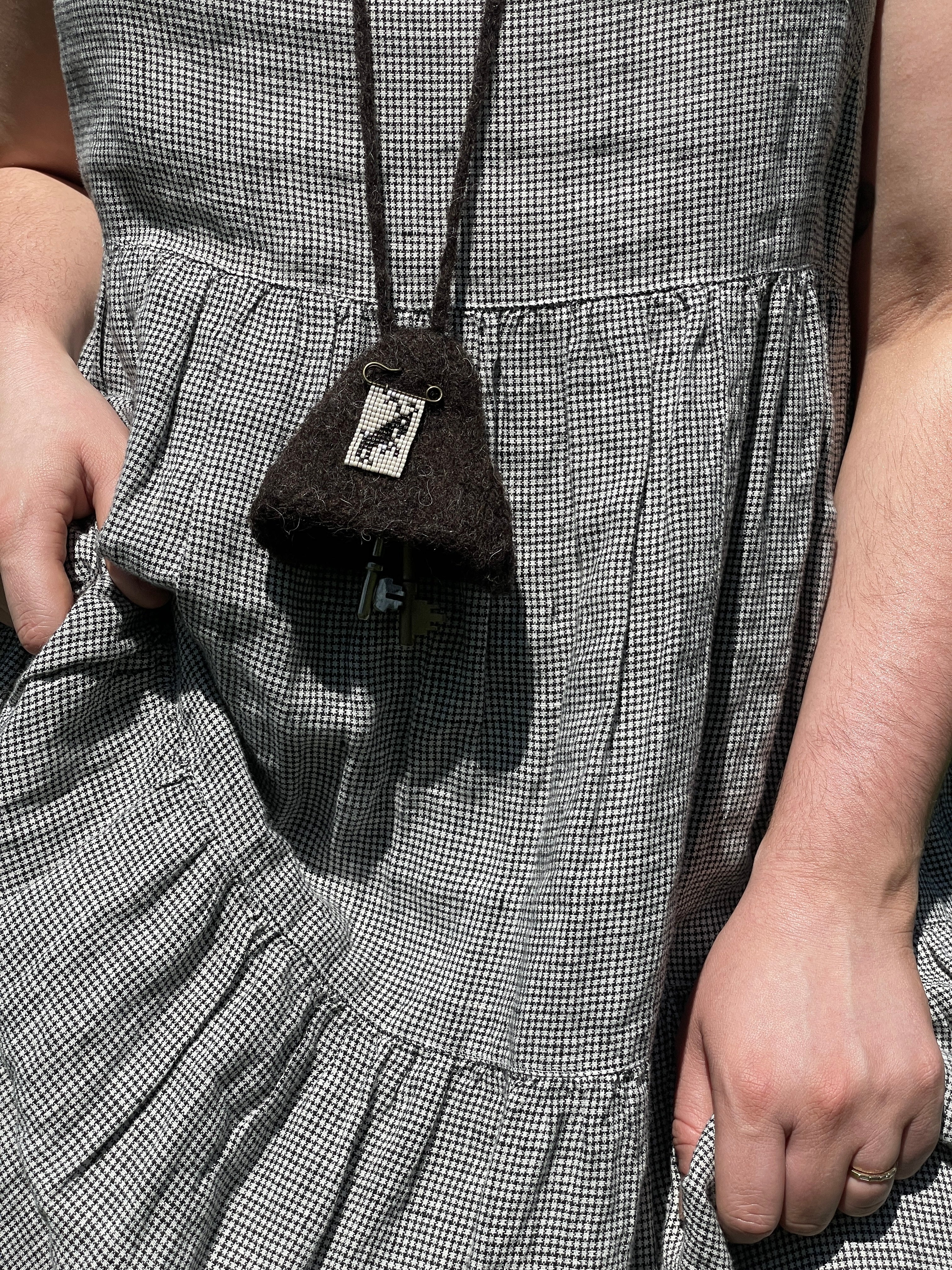 Key Pocket with Guardian Pin [Goat]