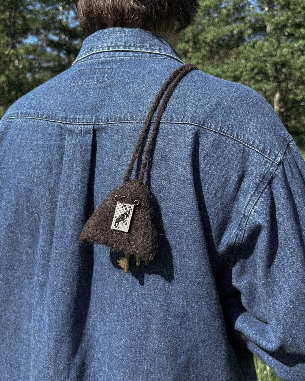 Key Pocket with Guardian Pin [Goat]